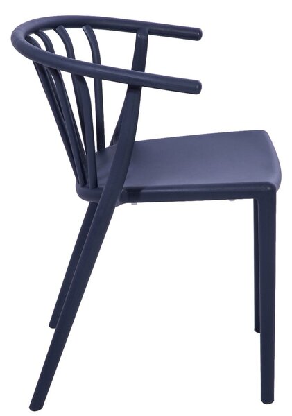 Sedia da giardino blu Capri - Bonami Essentials