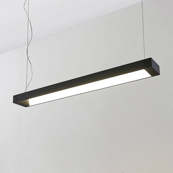 Lampada LED a sospensione Cuna, 92 cm, nero, metallo Cuna Arcchio, Nero, Studio / Ufficio, Alluminio, Moderno