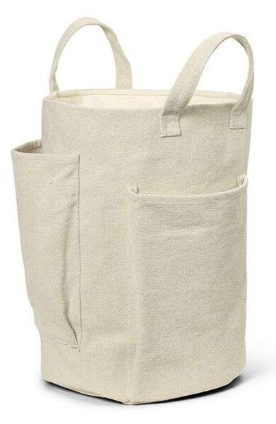 Ferm LIVING - Pocket Storage Bag Off-white ferm LIVING