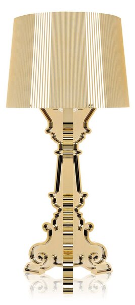 Kartell Lampada da tavolo di design Bourgie, dimmerabile, Ottone / Oro, Soggiorno / Sala da pranzo, Plastica, Design, Lampada da tavolo