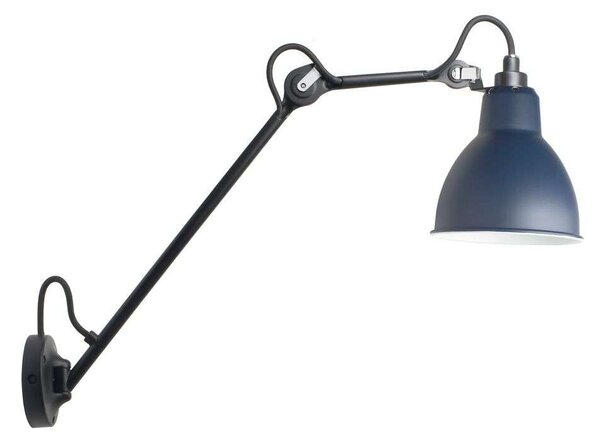 DCW - 122 Applique da Parete Nero/Blu Lampe Gras