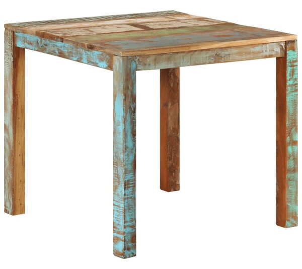 Tavolo da Pranzo 82x80x76 cm in Legno Massello di Recupero