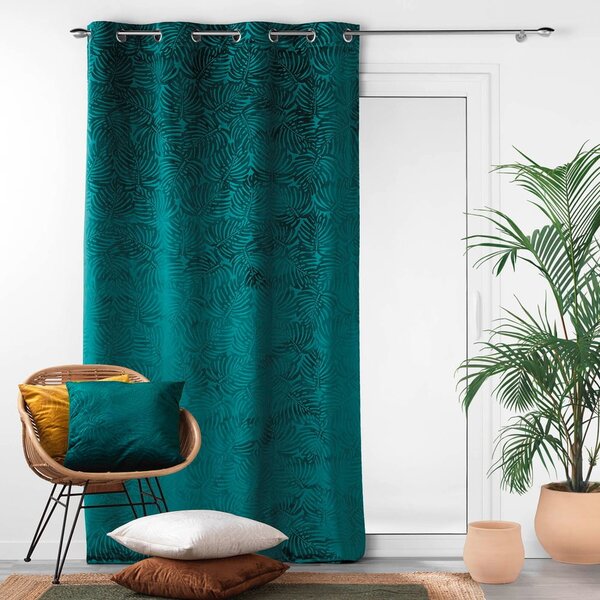 Tenda blu in velluto 140x240 cm Analia – douceur d'intérieur