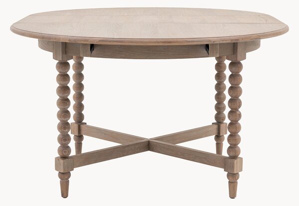 Tavolo rotondo allungabile Artisan, 120 -160 x 120 cm