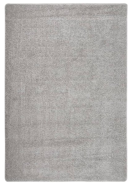 Tappeto Shaggy Grigio Chiaro 120x170 cm Antiscivolo