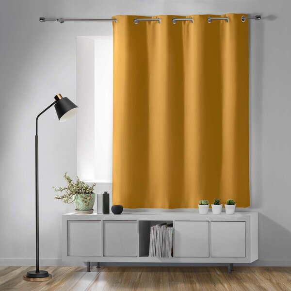 Tenda oscurante giallo ocra 135x180 cm Occult – douceur d'intérieur