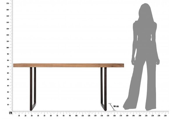 Tavolo decoratico per la sala da pranzo design industriale - Arrediorg