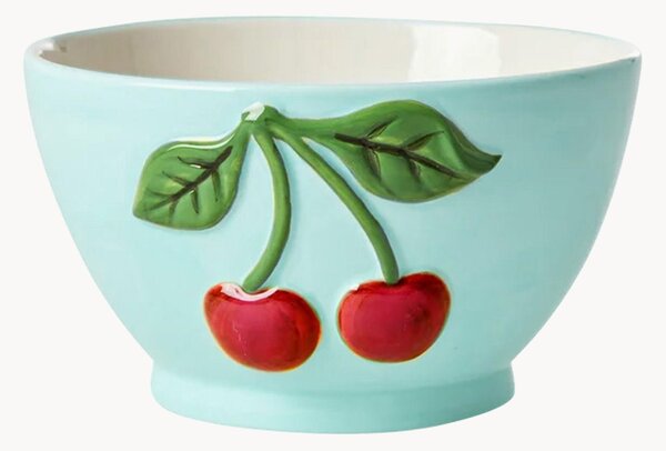 Set di 2 ciotole piccole in ceramica Cherries