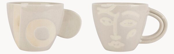 Set di 2 tazze in porcellana Organic