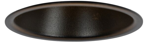 Faretto da incasso smart nero IP44 incl. Wifi GU10 50mm - Dept