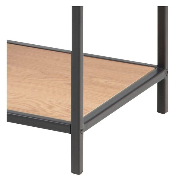 Libreria in rovere nero/naturale 114x78 cm Seaford - Actona