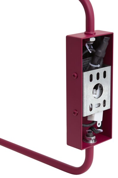 Lampada da Parete Moderna Viola con Interno Dorato Orientabile 2 Luci - Lune