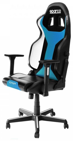Sedia da ufficio Sparco Grip Sky, blu