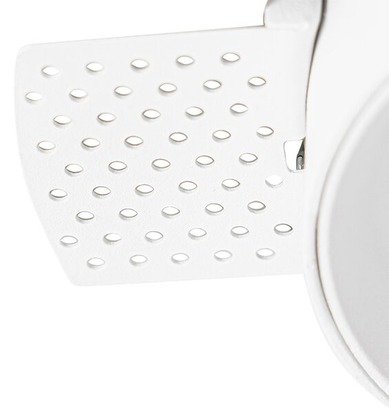 Faretto da incasso moderno bianco GU10 rotondo senza cornice - Oneon Honey