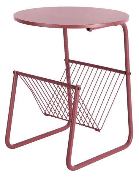 Tavolino rotondo in metallo ø 40 cm Riqueza Revista – Leitmotiv