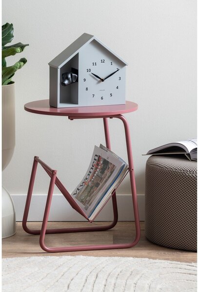 Tavolino rotondo in metallo ø 40 cm Riqueza Revista – Leitmotiv