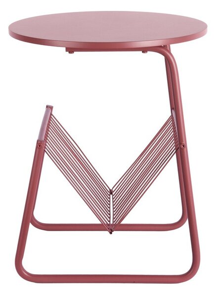 Tavolino rotondo in metallo ø 40 cm Riqueza Revista – Leitmotiv