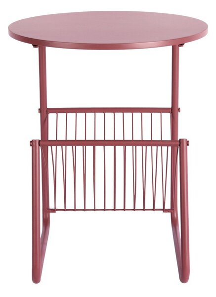 Tavolino rotondo in metallo ø 40 cm Riqueza Revista – Leitmotiv