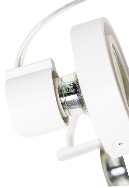 Faretto moderno bianco 2 luci - Master 50