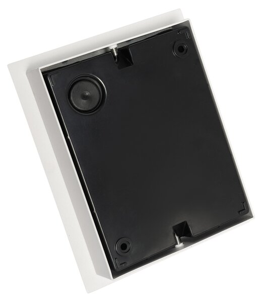 Lampada da parete per esterni moderna bianca con LED IP54 - Simon
