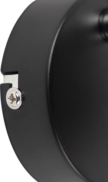 Faretto moderno 1 luce nero con interno oro - Buell Deluxe