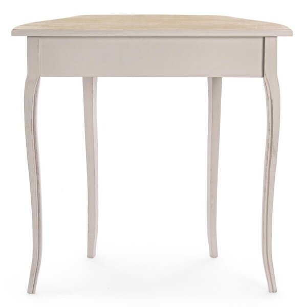 Tavolo consolle color crema 35x80 cm Clarisse – Bizzotto