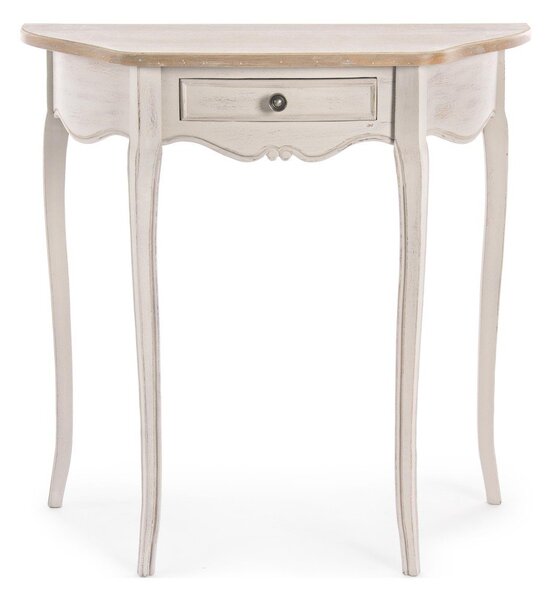 Tavolo consolle color crema 35x80 cm Clarisse – Bizzotto