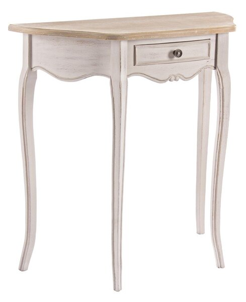 Tavolo consolle color crema 35x80 cm Clarisse – Bizzotto