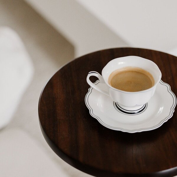 Tazzine in set bianche in new bone china 2 pz 190 ml Odette – S|P Collection