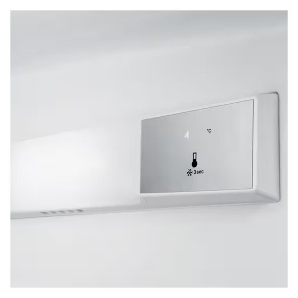 Electrolux LTB1AE28U0 Inox Frigorifero DoppiaPorta 161x55 Maniglie Integrate