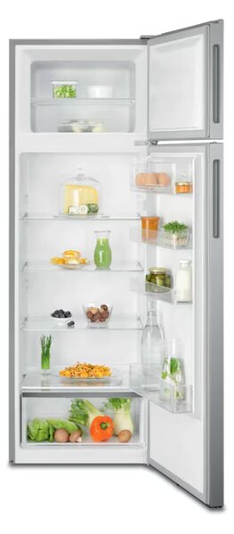 Electrolux LTB1AE28U0 Inox Frigorifero DoppiaPorta 161x55 Maniglie Integrate