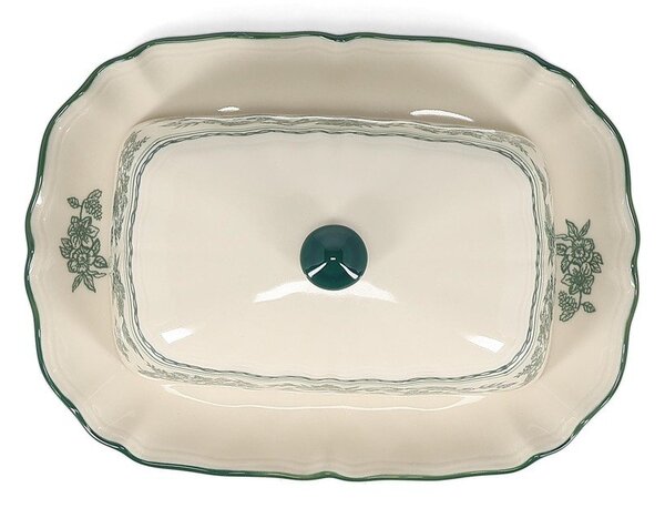Burriera verde/avorio in porcellana Cyril – S|P Collection