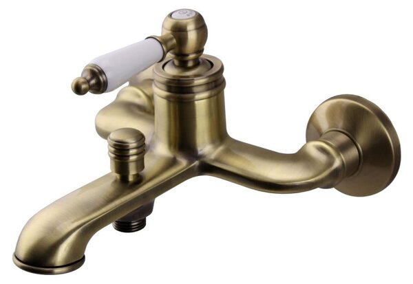 Miscelatore per vasca da bagno, stile classico, finitura bronzo, modello Heritage Manor BN-3001-HM, marca Aquanello