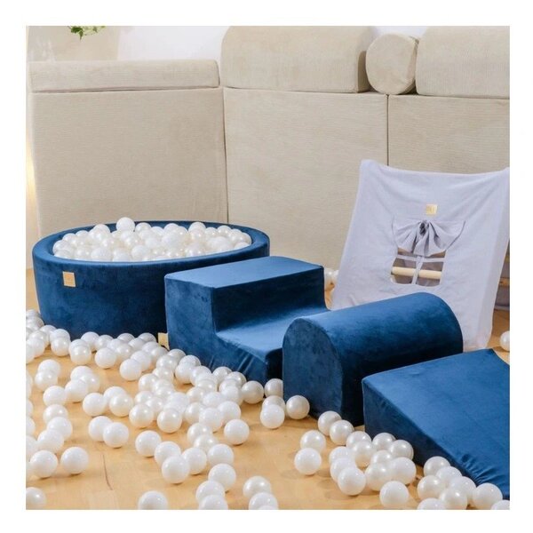 Gioco per psicomotricità beige in velluto 3 pz altezza totale 30 cm 45x143 cm Montessori – Meowbaby