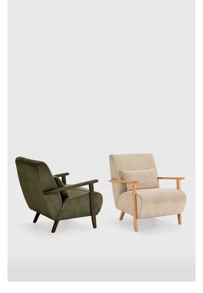 Poltrona beige Bonnie – Marckeric