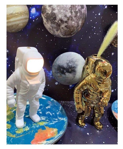 Cosmic Flashing Starman Portable Lampada da Tavolo White - Seletti