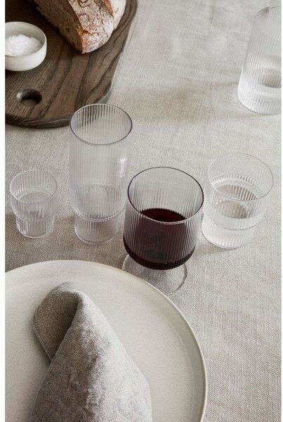 Ferm LIVING - Ripple Wine Bicchieri Set di 2 Chiaro ferm LIVING