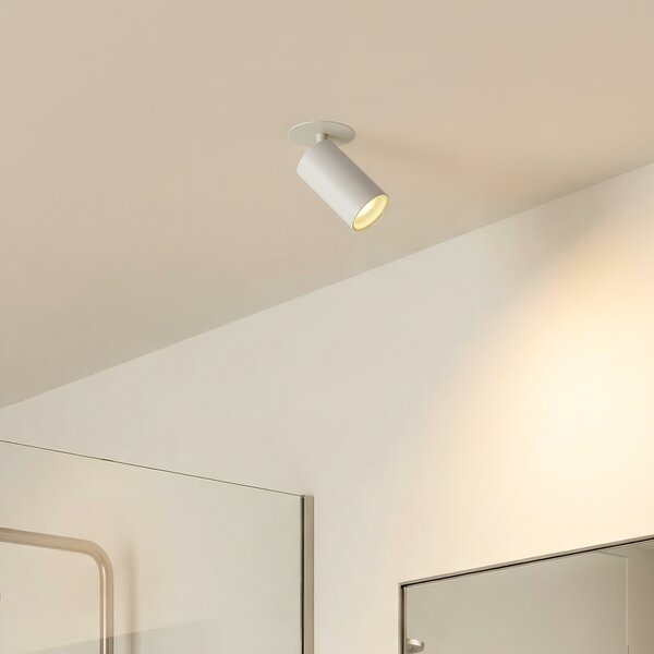 Faretto da incasso moderno bianco GU10 50mm IP44 - Chels