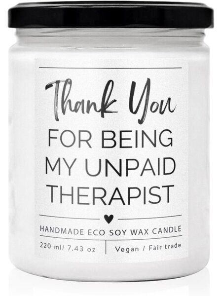 Soaphoria Thank You for Being My Unpaid Therapist candela profumata 220 ml