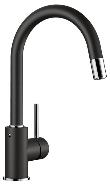 Miscelatore da cucina Blanco Mida-S, nero, verticale (526146)