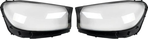 Copertura della lente del faro, plastica di alta qualità, per Mercedes-Benz GLS X167, coppia