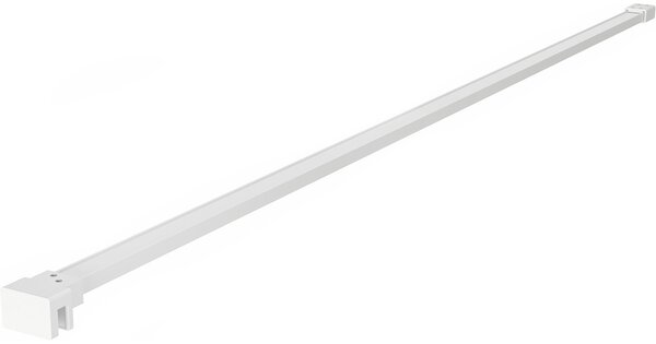 Mexen supporto semplice per parete doccia 6-8 mm, bianco - 800-01-20