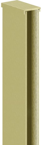 Mexen listello da parete per parete doccia 8 mm, oro spazzolato - 800-00-55