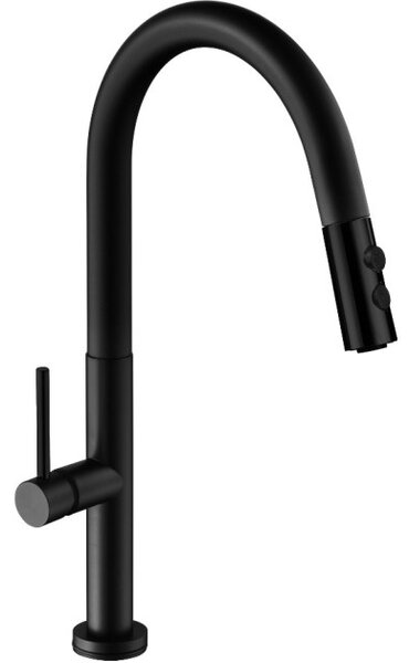Mexen Ava rubinetto da cucina, nero - 672800-70