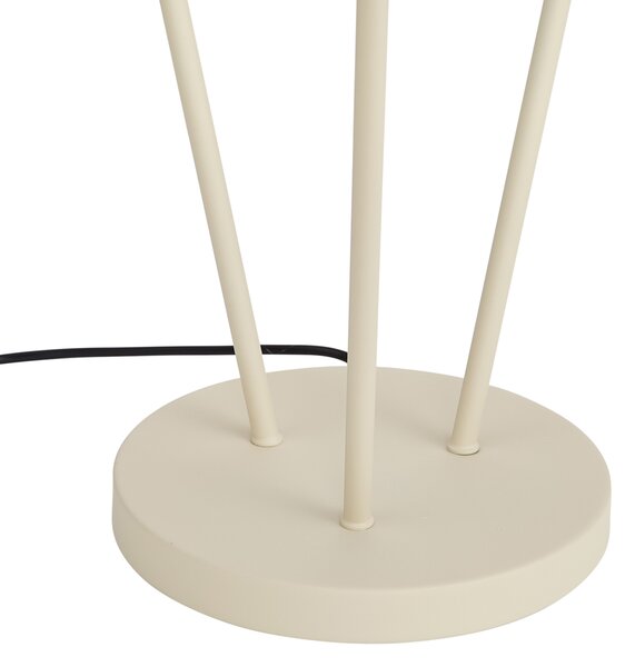 Lampada da terra moderna beige 3 luci GU10 35mm - Thomas