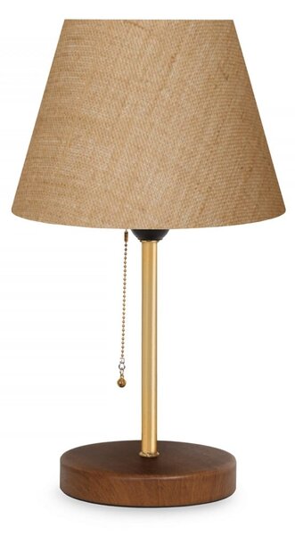 Lampada da tavolo beige con paralume in tessuto (altezza totale 14 cm) Mardin – Opviq lights
