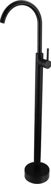 Mexen Alma miscelatore lavabo a pavimento, nero - 75034-70