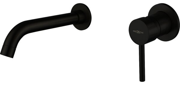 Mexen Alma rubinetto lavabo ad incasso, nero - 75015-70