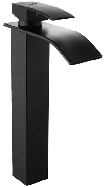 Mexen Aries rubinetto lavabo alto, nero - 744810-70