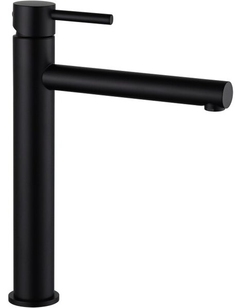 Mexen Elba rubinetto lavabo alto, nero - 74110-70